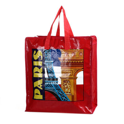 Qualität  Laminated Paris Design PP Woven Shopping Bag Laminated Pp Woven Bag usine