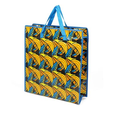 Qualität  Zipper Top Cmyk Panton Color Grocery Shopping Bag Pp Woven Bag  Washable Foldable usine