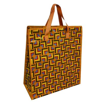 Qualität  Customized Logo Printing Laminated Woven Bags Strong Durability Tote Bag usine