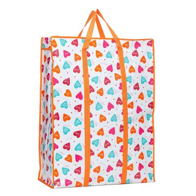 Persönliche Größe Druck PP Gewebter Zip Shopping Polypropylen Taschen Mit Logo