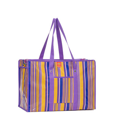 Persönliche Größe Druck PP Gewebter Zip Shopping Polypropylen Taschen Mit Logo