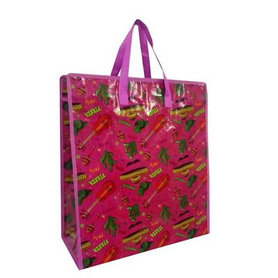 speziell für Werbezwecke gewebte Polypropylen-Taschen mit Griff
