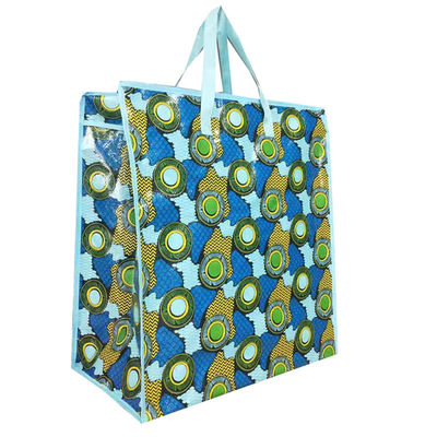 Laminate Bopp kundenspezifische PP-Gewebe-Einkaufstaschen/farbige PP-Gewebe-Eisen-Zip-Taschen