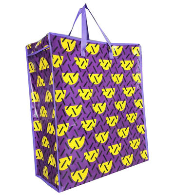 angepasste, wiederverwendbare Gewebe-Einkaufssäcke, Reißverschlussbeutel, Klappverpackung