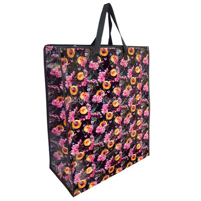 Lebensmittelwaren Gewebte Shopper Nichtgewebte Poly-Taschen Lamination Gewebte wiederverwendbare Einkaufstüte