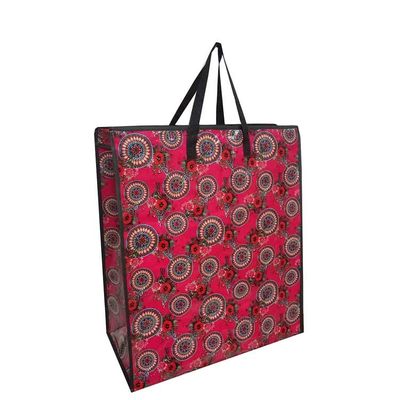Lebensmittelwaren Gewebte Shopper Nichtgewebte Poly-Taschen Lamination Gewebte wiederverwendbare Einkaufstüte