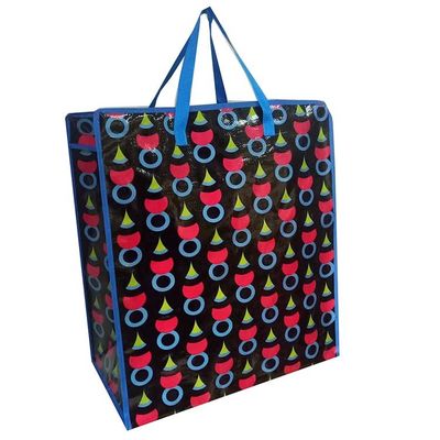 Lebensmittelwaren Gewebte Shopper Nichtgewebte Poly-Taschen Lamination Gewebte wiederverwendbare Einkaufstüte