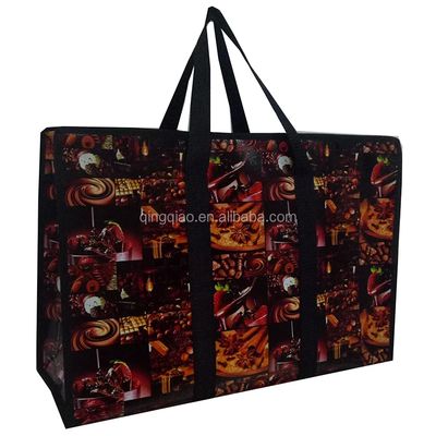 Umweltfreundliche glänzende, laminierte Tote-Tasche mit starkem Gewebe