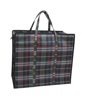 Unisex Canvas Shopping Tote Bag Verstellbares Gurt mit Reißverschluss 180GSM PP Auskleidung