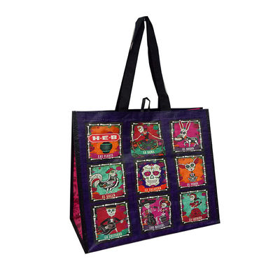 Öko-freundliche Tinte-Shopping-Tasche mit Marken-Design PP Gewebte Handtasche
