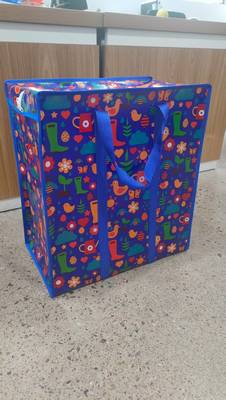 Custom PP Woven Shopping Bag with Eco-Friendly Ink Printing