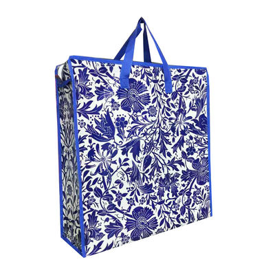 Custom PP Woven Shopping Bag with Eco-Friendly Ink Printing